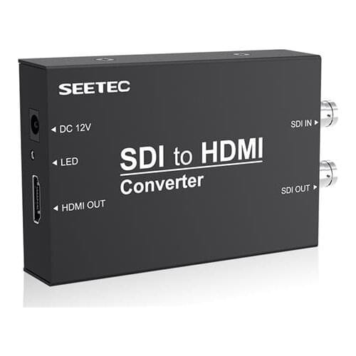 SEETEC STH Mini SDI HDMI Cable - Compatible Converter Double Power Supply System 1/4 Screw Threads Complies with SMPTE 424M,292M
