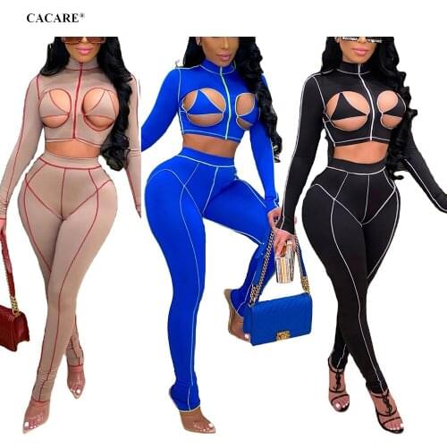 Sexy Womens Clothing Sets Summer Tracksuit Two Piece Set Top and Pants Matching Outfits 2 Piece Pants Sets F0700