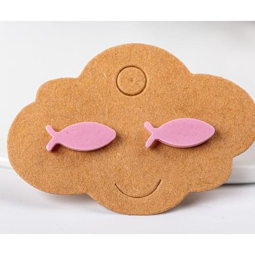 Ceramic Stud Earrings Womens DIY Girl Jewelry Accessories Korean style Cute Colorful Summer Earring Mixed Styles #KZ521