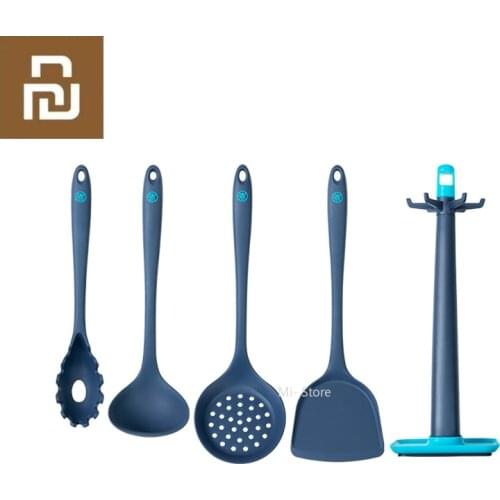 Xiaomi Youpin Silicone Spatula Soup Spoon Kitchenware Set Non-stick Cookware Household Heat Resistant Shovel Colanderl Colander