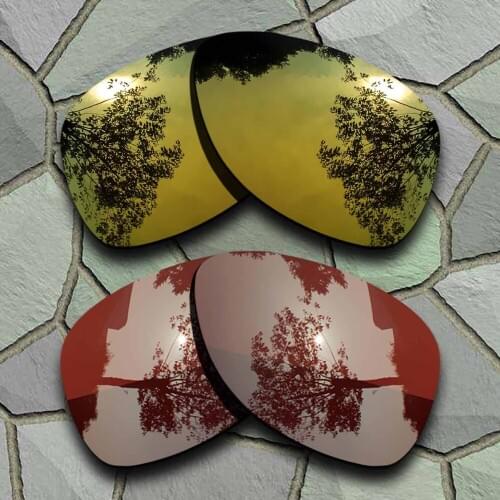 Yellow Golden&Bronze Brown Sunglasses Polarized Replacement Lenses for Oakley Dispatch 2