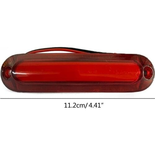 X7AE 2pcs 6 LED Light Car Trailer LED Side Marker Light Trailer Light Rear Side Lamp Indicator Lamp for t.u.k.Lorry