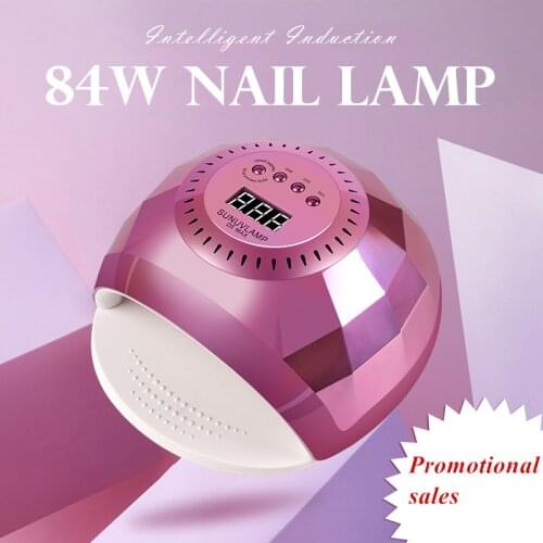 84W High Power Nail Dryer Fast Curing Speed Gel Light Nail Lamp LED UV Lamps For Timer And Smart Sensor Nail Art Tools