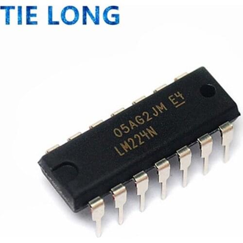 10PCS LM224N DIP14 LM224 DIP-14 224N DIP Operational amplifier