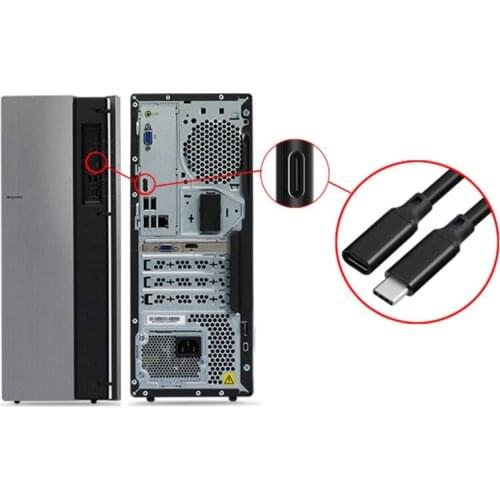 100W PD 5A USB3.1 Type-C Extension Cable 4K 60Hz USB-C Gen 2 10Gbps Extender Cor