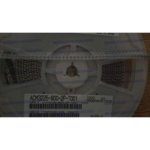1000PCS/LOT ACM3225-800-2P-T001 Common Mode Filters For high-speed differential signal line/general signal line 80OHM SMD