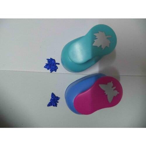 2pcs(2.5cm) maple and butterfly shape craft punch set Punch Craft Scrapbooking school Paper Puncher eva hole punch free shipping