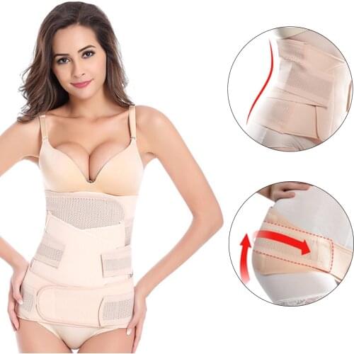 3Pcs Pelvis Postpartum Belt Band Pregnancy Belly Belt Maternity Postpartum Bandage Band Women Belly Abdomen Reducery Shapewear