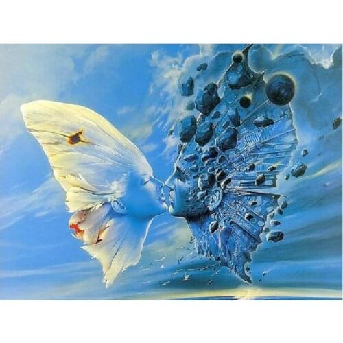 5D diamond embroidery Butterfly pattern diamond painting cross stitch crystal round diamond art decorative diy diamond puzzle