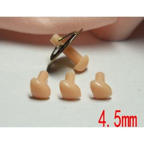 Free ship!! 50pcs 4.5mm pink Safety Noses Doll Noses/Toy Noses