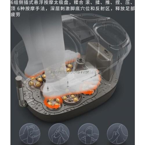 Two Person Foot Bath Electric Massage Household Foot Bath Full Automatic Heating Constant Temperature Foot Bath Foot Ther