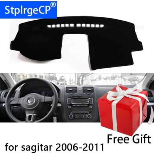 For Volkswagen Golf 5 MK5 A5 2004 -2008 dashboard mat Protective pad Shade Cushion Pad interior sticker car styling accessories