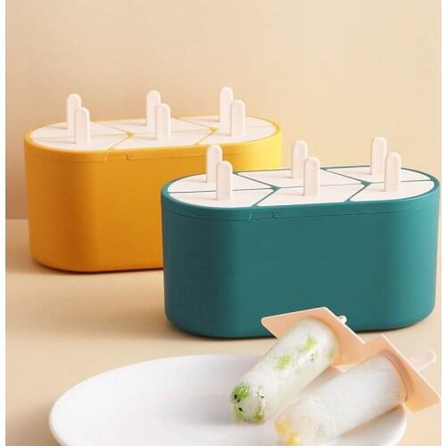 Ice Cream Mold Summer Homemade Ice Cream Ice Box Ice Mold Popsicle Household Popsicle Making Box Silicone Popsicle Molds Ice Pop