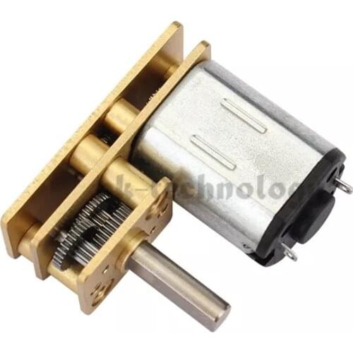 GA1024-N20 DC 3V 6V 12V Micro Speed Gear Motor Reduction Metal Gearbox 10 15 20 30 40 50 60 100 150 200 300 400 500 600 1000RPM