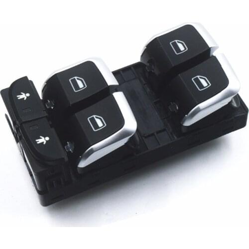 Master Window Control Switch Button For Audi A6 C7 A6 Allroad A6 Avant A7 Q3 2011 2012 2013 2014 - ON 4G0959851, 4G0 959 851 5PR