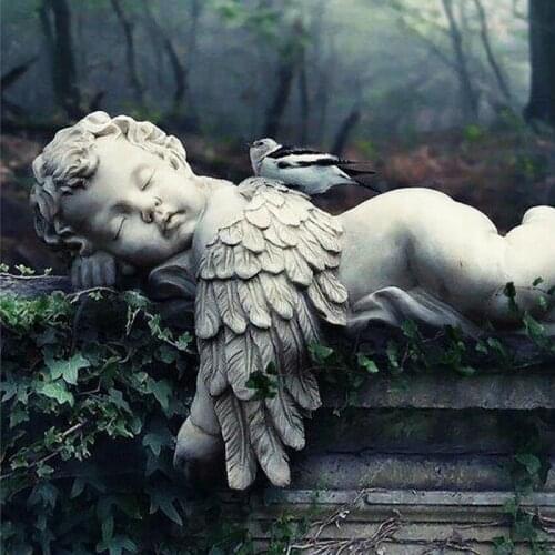 5d RoundDiamond Painting Wings of An Angel Mosaic Diamond Embroidery Full Square Drill Angel Cross Stitch Home Decor Art Crafts