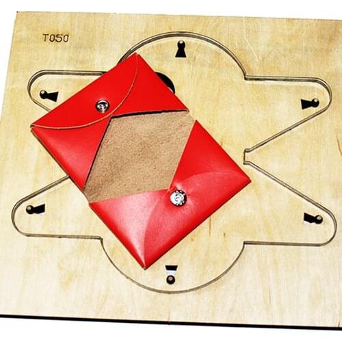 Leather craft template cutter card no sewing bag Die cut knife mould hand punch leather hole punches tool set deri el aletleri