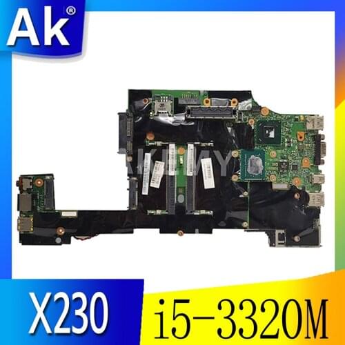 LDB-2 MB 11232-1 For Lenovo ThinkPad X230 X230i laptop motherboard with CPU i5-3320M SR0MY 100% Fully Tested