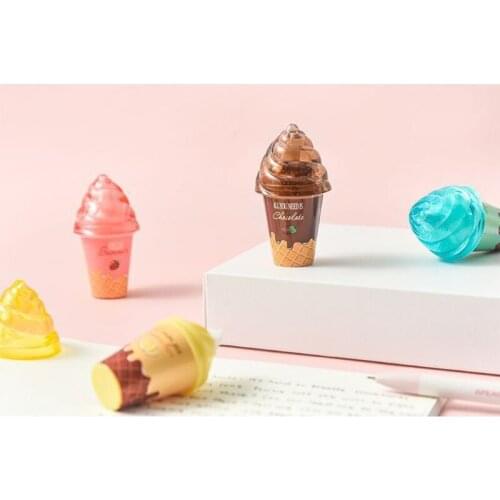 Cute Milk Tea Cup Ice Cream Correction Correcting Tape Stationery Corrector School Office Supplies Student Kids Gifts K92F