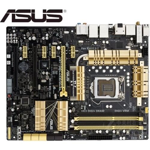 Desktop Motherboard Asus Z87-DELUXE/DUAL Socket LGA 1150 i7 i5 i3 DDR3 SATA3 USB3.0 ATX mainboard PC