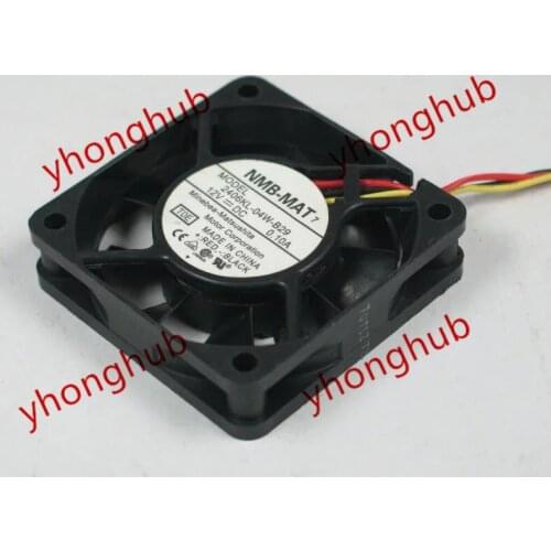 NMB-MAT 2406KL-04W-B29 T0E DC 12V 0.10A 60x60x15mm Server Cooling Fan
