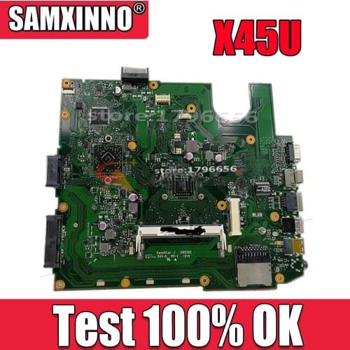 Original For Asus A45U K45U X45U motherboard mainboard With REV 2.2 60-NAOMB1401-D01 60-NAOMB1502-B01 100% Tested Working