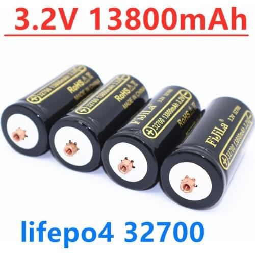 Original 32700 13800mAh 3.2V lifepo4 Rechargeable Battery Professional Lithium Iron Phosphate Power Battery with screw