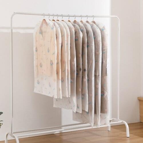 PEVA Clothes Hanging Garment Dress Clothes Suit Coat Dust Cover Home Storage Bag Pouch Case Organizer Wardrobe Hanging Clothing
