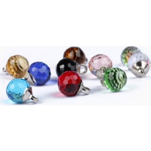 DIY Sewing Buttons color Imitation Glass crystal Ball Clothing Round Children Decoration Sweater Shirt shank button 100pcs/lot