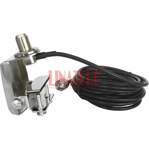 Radio car antenna mount trunk lid hatchback mount bracket SO239 with 5 meter RG58 cable PL159 for Mobile Radio