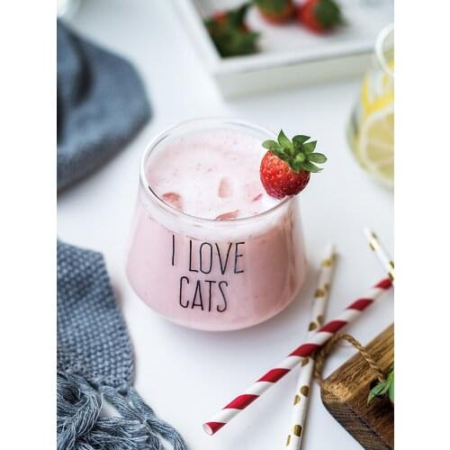 Nordic Glass Cup Drinking Cup Whiskey Glass Transparent Elegant Beer glass Mug Coffee Cups And Mugs Milk Water Tea Cup