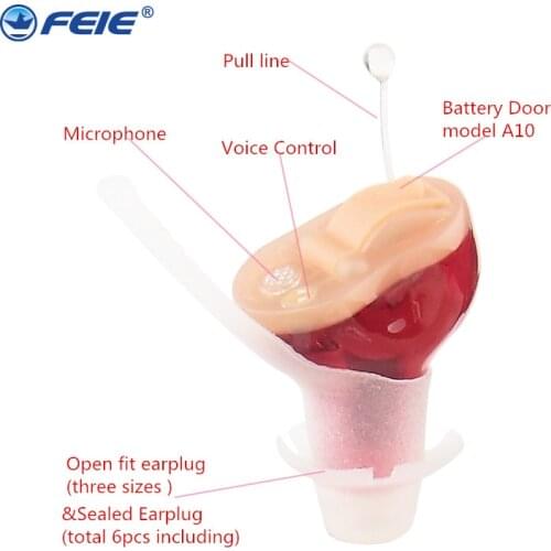 Feie Deaf Products Newest Cic mini Hearing Aid China Price Deafness Headsets S-10B 2019 hot selling free shipping