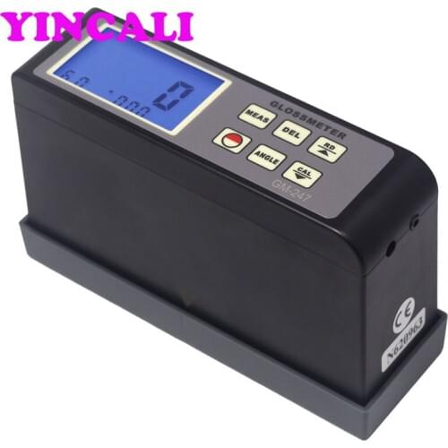 High Quality Multi-Angle Measure Angle 20/45/75 Degree Gloss Meter GM-247 Inetgral Type Glossmeter 4 Digits Backlit LCD