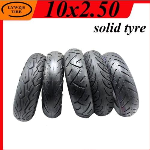 High Quality 10 Inch 10x2.50 Solid Tire Tubeless Tyre for Quick 3 ZERO 10X Inokim OX Folding Electric Scooter
