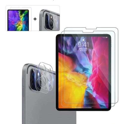 Tempered Glass For 2020 iPad Pro 11 12.9 Screen Rear Camera Lens Film Protector For Apple iPad Pro 12.9 11 2020 Screen Protector