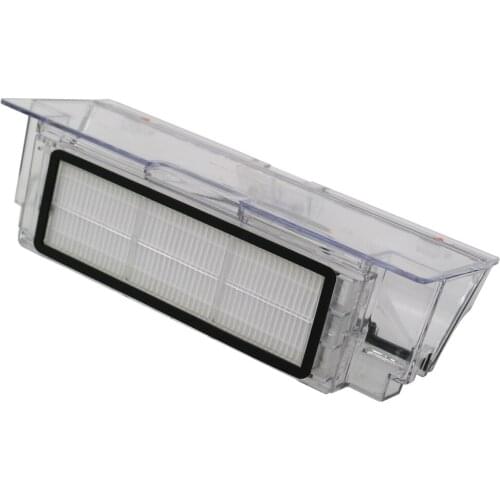 Replacement Dust box for Xiaomi Mi Robot Vacuum Cleaner+1pcs HEPA Filter for xiaomi robotisc Sweeper mi robot Spare part