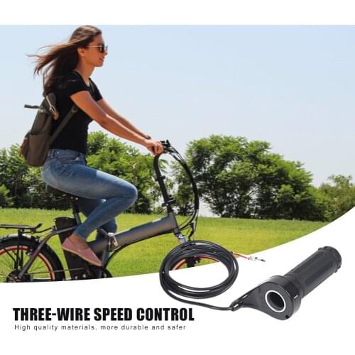 ABS Hall Handle Turn Accelerator 24V 36V 48V 3 Wire Twist Throttle Grip Speed Governor Electric Vehicle Handlebar Controller