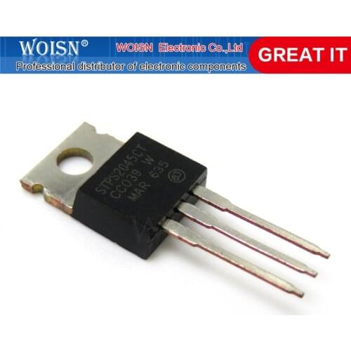 1pcs/lot STPS2045CTC STPS2045CT STPS2045 TO-220 In Stock