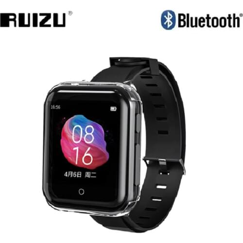 2020 Bluetooth MP3 Player RUIZU M8 Full Touch Screen 8GB Wearable Mini Sport Music Player Speake Support FM Radio,Recorder,Video