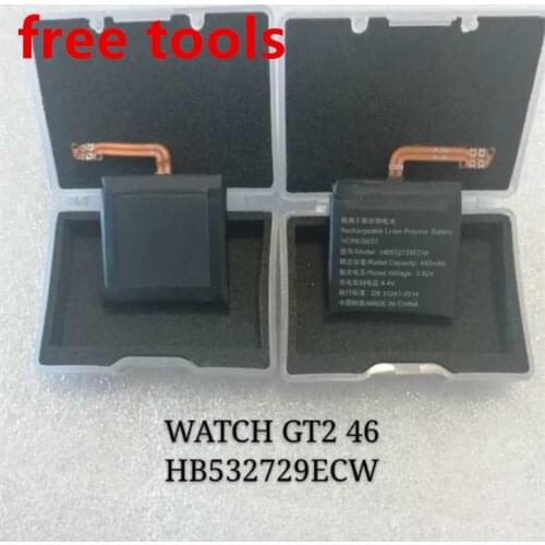 100% High capacity and new 455mah Smart Watch battery for HUAWEI watch HB532729ECW