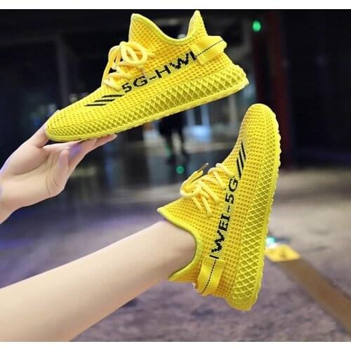 Best Seller Woman Sneakers Vulcanized Shoes Mesh Lace Up Stretch Fabric Platform Casual Shoe Female Breathable Ladies Flats