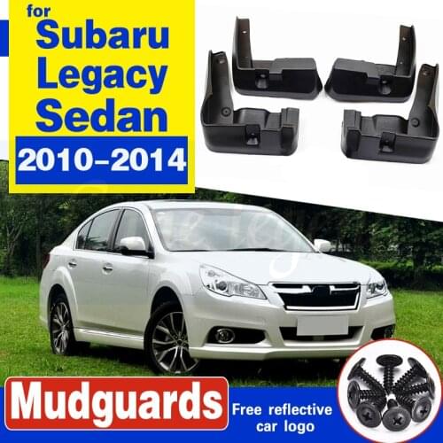 Set Car Mud Flaps For Subaru Legacy Sedan 2010-2014 Mudflaps Splash Guards Mud Flap Mudguards Fender Front Rear Styling 2012