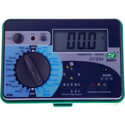 DY294 Digital Transistor Tester Transistor Semiconductor Parameter Tester Meter
