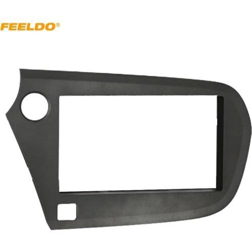 FEELDO 2Din Auto Stereo Radio Panel Fascia Frame Adapter For Honda Insight LHD Dashboard Frame Installation Trim Kit #MX4950