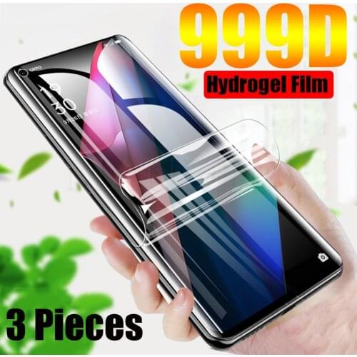 3 Pieces Hydrogel Film For Meizu X8 Note 8 9 M6s 16 Plus 17 18 Pro Protective Film For Meizu 15 16X Plus TPU Screen Protector