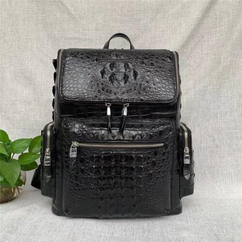 Hwqueen Men's Leather Backpacks