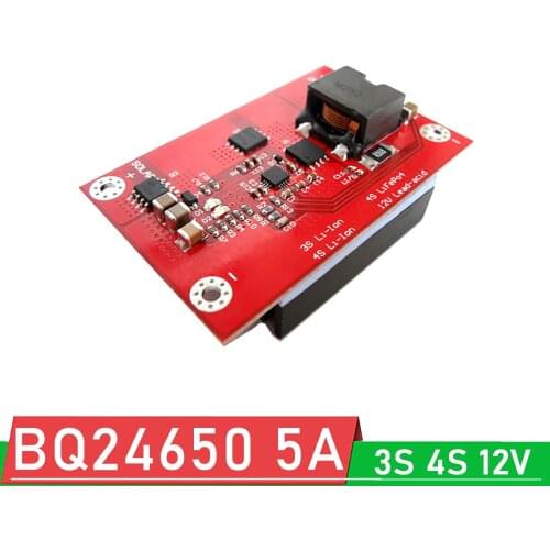 BQ24650 5A MPPT Solar Energy panel Controller Buck 3S 4S 11.1V 12V Li-ion LifePo4 lithium Battery Charging Board 18v charger