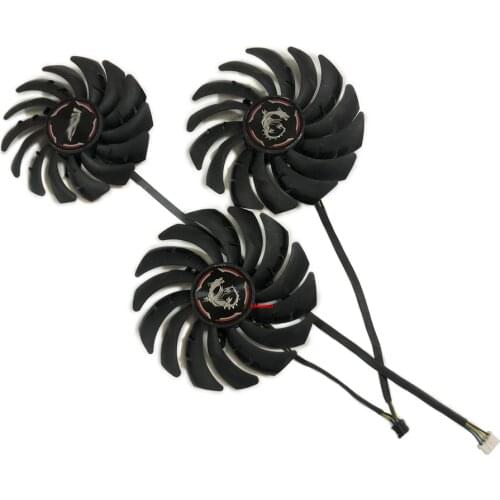 3pcs/Set PLD10010B12HH PLD09210B12HH Video Cooler For MSI RTX2070S RTX2080S RTX2080Ti GAMING X/Z GPU Card Replace