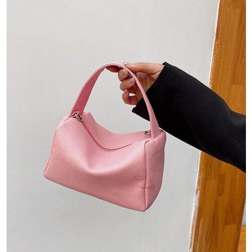Fashion Design Small Handbags For Women High quality PU Leather Ladies Crossbody Bag Solid Color Soft Female Bags Clutch Purse