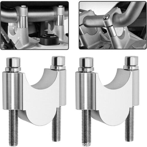 Motorcycle Handlebar Riser Kit Universal Bar Clamps 22mm For Motorcycle ATV 28GC